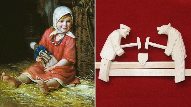В какие игрушки играли дети русских крестьян