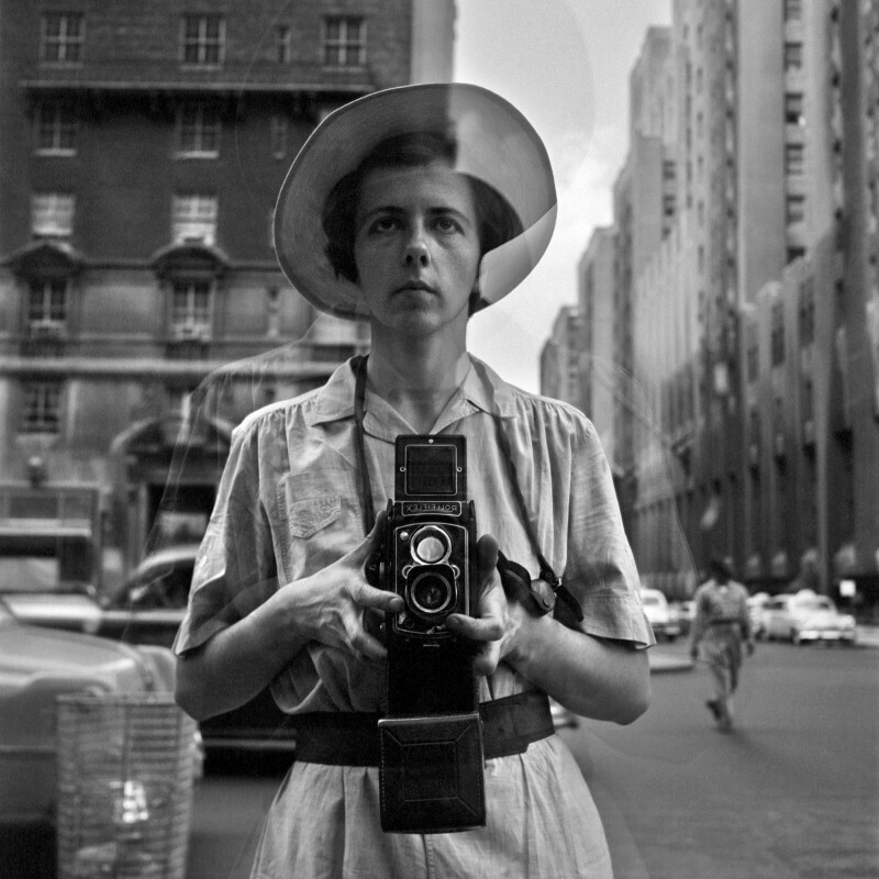 Вивиан Майер. Автопортрет. Нью-Йорк, 1952 год.