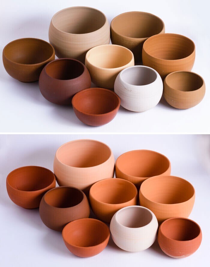 9. "Я делаю керамику из глины, которую выкапываю сама. Эти горшки - из 9 различных видов глин, которые можно найти в районе Брисбена"