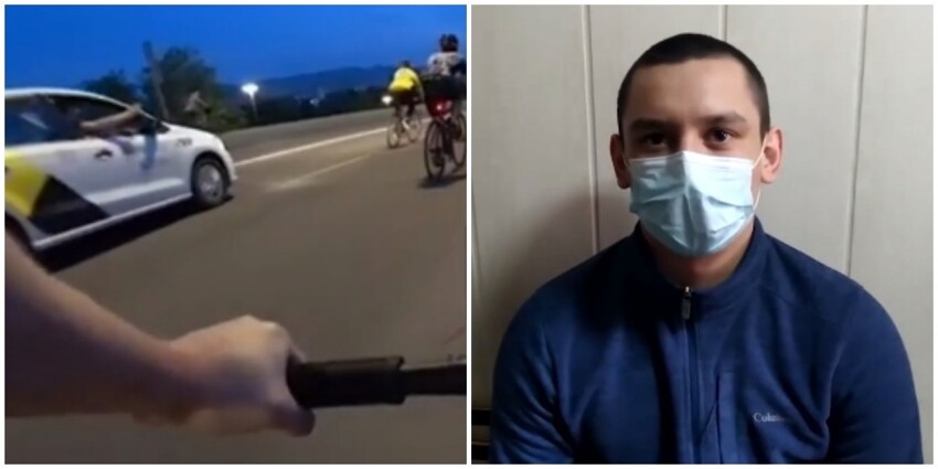 Обстрелявший велосипедистов пассажир раскрыл подробности конфликта 