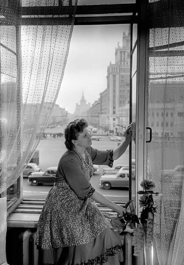 Москва, Площадь Маяковского. 1953 год