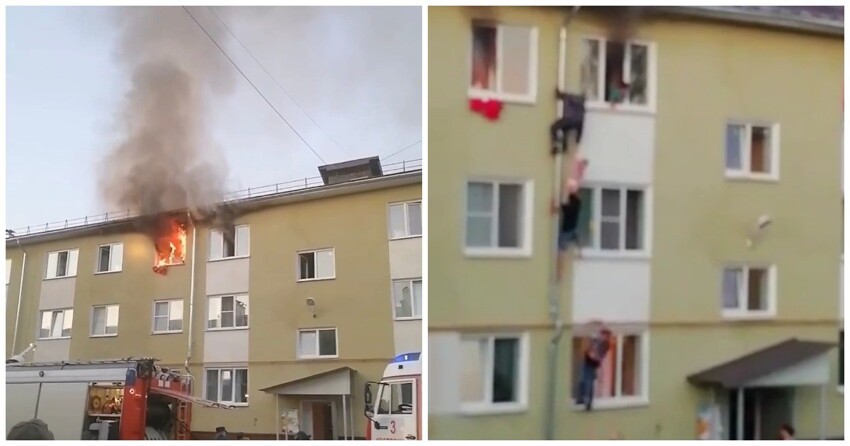 В Костроме прохожие героически спасли детей из горящей квартиры