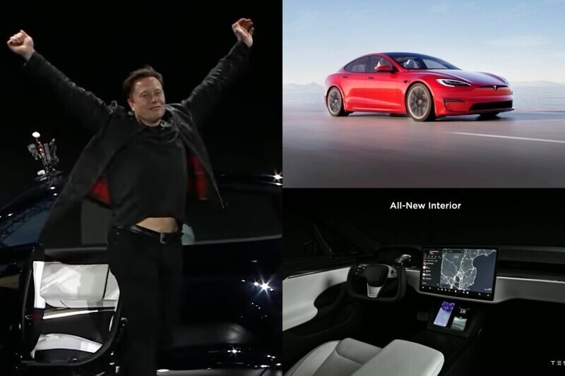 Илон Маск представил самый быстрый электромобиль серийного производства