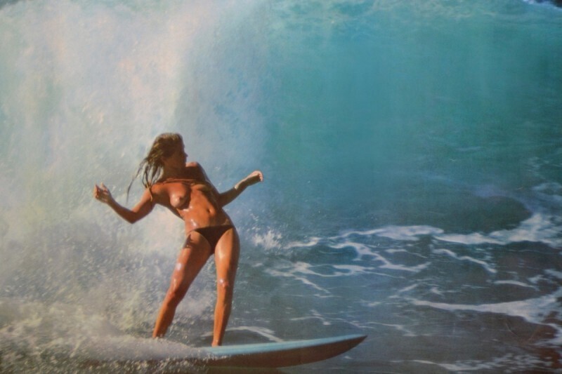 Серфинг на Гавайях. Фото Берни Бейкер, середина 70-х
