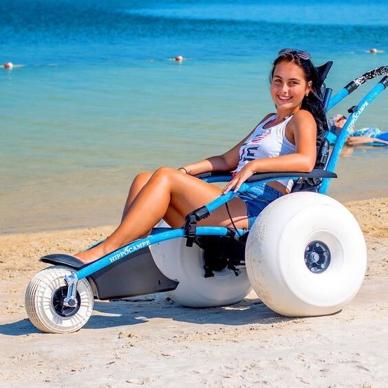 Инвалидные коляски для езды по пляжу