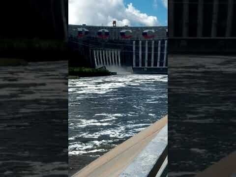Саяно-Шушенская ГЭС. Аварийный сброс 2021 