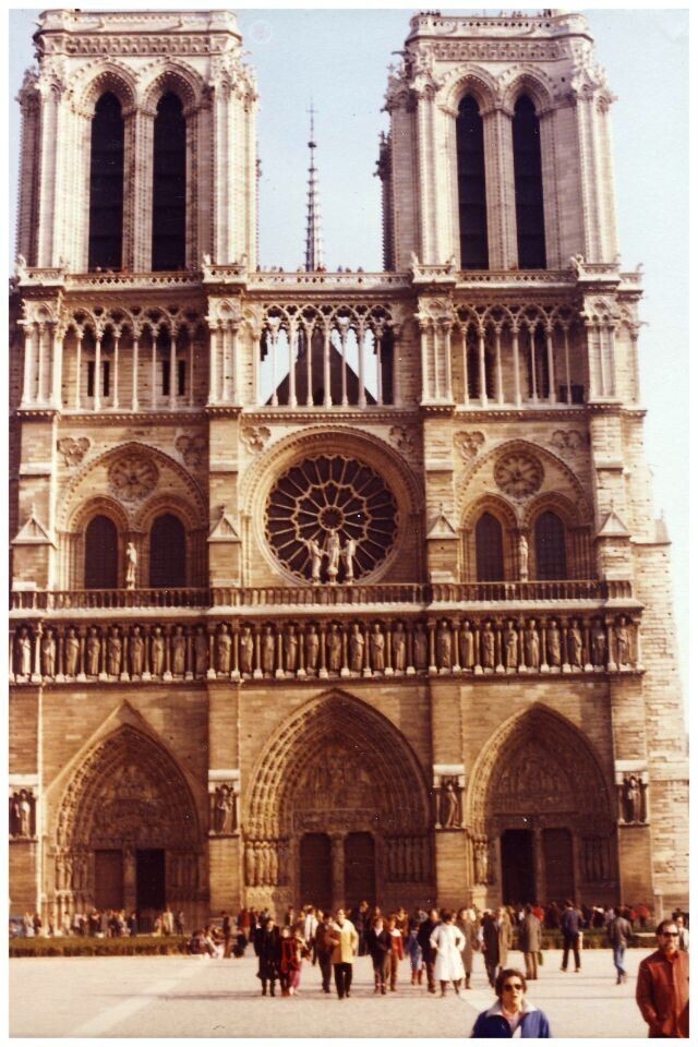 Собор Парижской Богоматери, Париж, февраль 1984