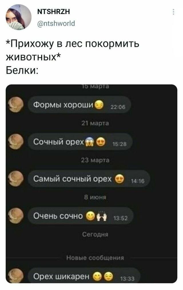 Скрины из соцсетей