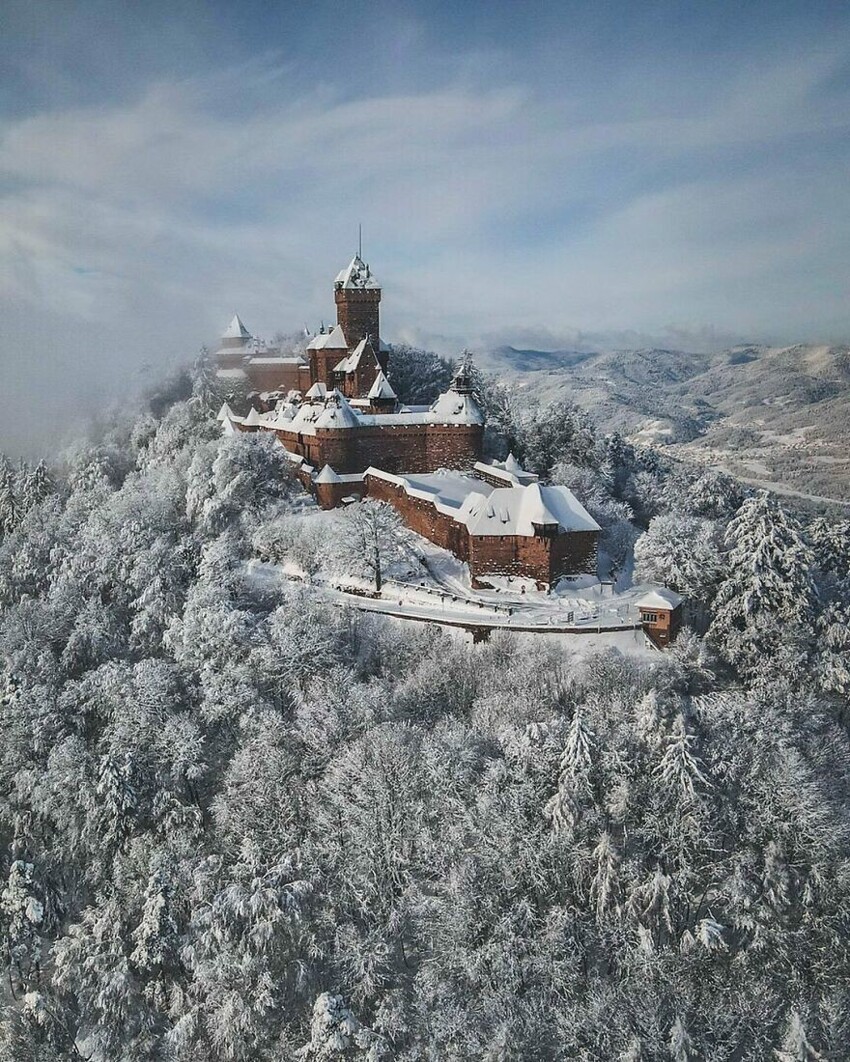 13. Замок Верхний Кёнинсбург в Эльзасе, Франция