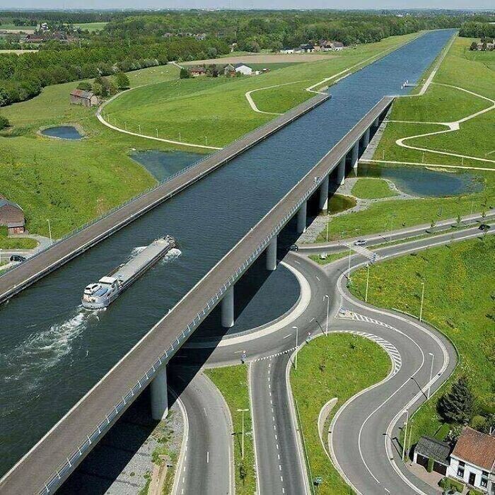 7. Мост через канал Сарт, Бельгия
