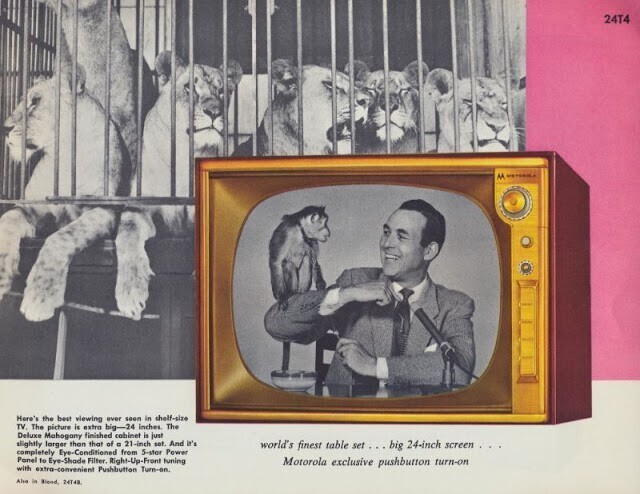 Винтажные телевизоры Motorola из 1950-х