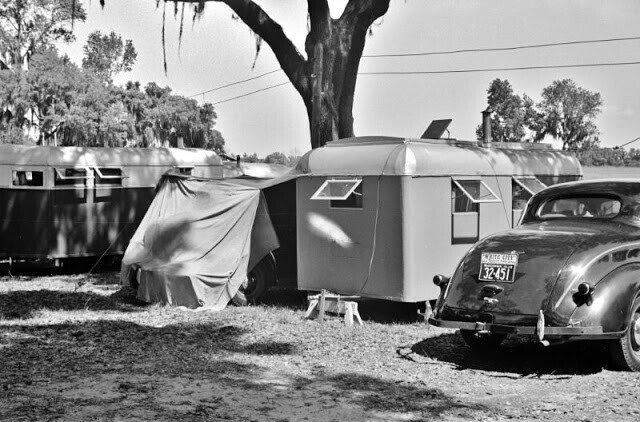 Туристический лагерь Дейд-Сити, Флорида, февраль 1939 г.