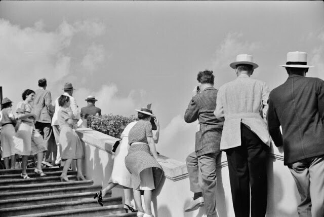 Скачки в парке Хайалиа, Майами, Флорида, апрель 1939 года
