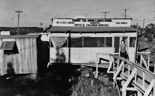 Столовая возле Бель-Глэйд, Флорида, январь 1939 г.