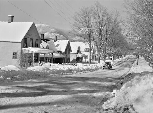 Жилой район Норт-Конвей, Нью-Гэмпшир, февраль 1940 г.
