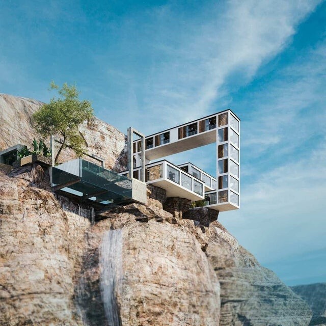 Архитектор Милад Эштияги представляет Горный дом, который бросает вызов гравитации
