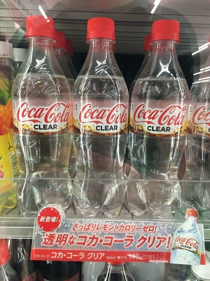 В Японии продается минеральная вода Coca-Cola без добавок