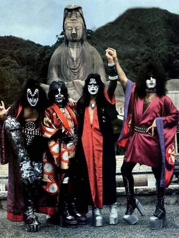 Группа KISS в Киото, Япония. 1977 год