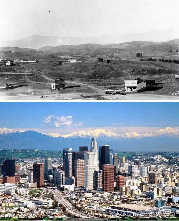 Ранний Лос-Анджелес по сравнению с 2001 годом