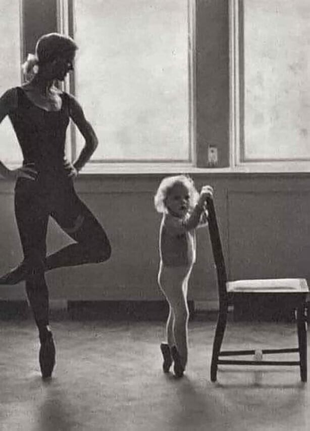 Рождение балерины. СССР, 1966 г.  Фото Ю.Абрамочкина