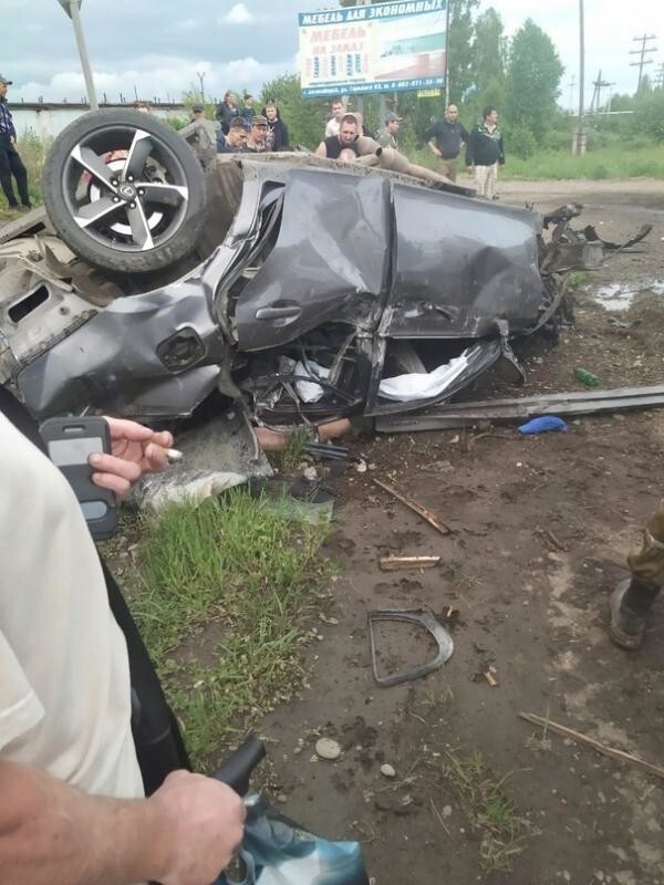 Авария дня. Трое молодых парней погибли в Красноярском крае