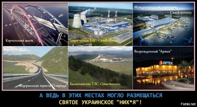 Вот такие, как упорно вещает украинская пропаганда – «зверства» (на фото), «вытворяет» Россия в возвратившемся 7 лет назад в родную гавань Крыму…