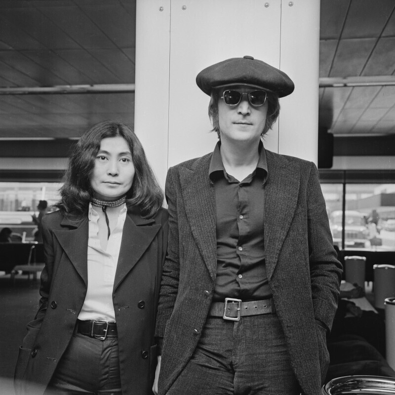 14 июля 1971 года. Джон Леннон и Йоко Оно. Фото R. Brigden.