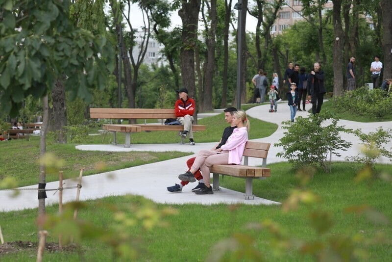 В Нагорном парке во Владивостоке в ближайшее время завершатся работы по озеленению