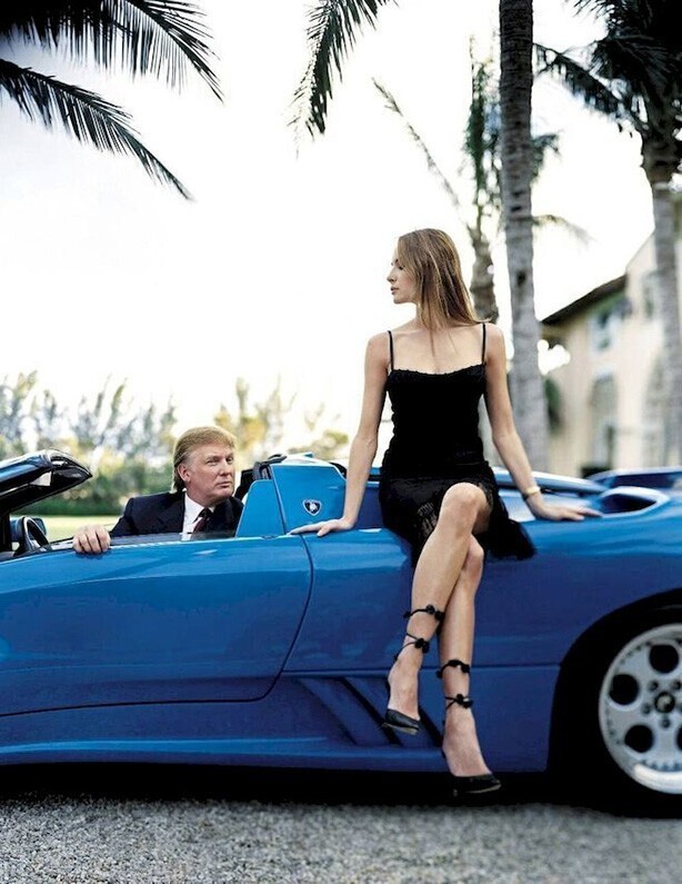 Дональд Трамп и его жена Мелания Трамп. США, 2000-е годы