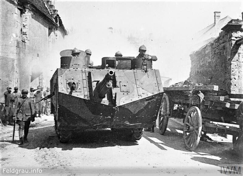Танк французской армии Сен-Шамонд, 1918 год