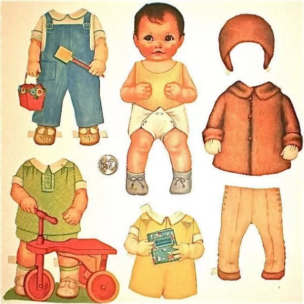 Бумажные куклы: доступная, увлекательная и творческая игра детей СССР