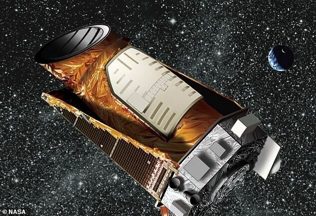 Художественное изображение телескопа "Кеплер". Телескоп был выведен из эксплуатации в 2018 году после почти десяти лет работы