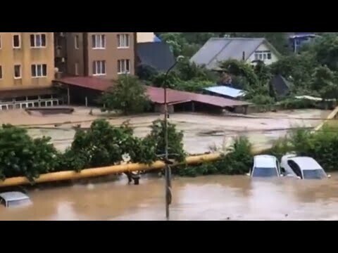 Потоп, наводнение в Сочи 2021 