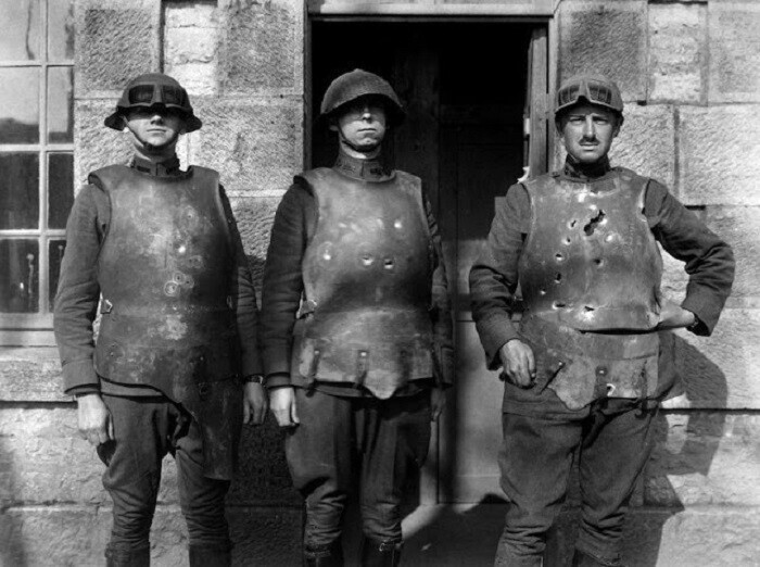 Доспехи солдат Первой мировой войны