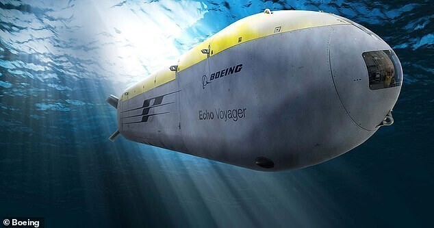На снимке - подводный дрон Orca, строящийся компанией Boeing для ВМС США. Для примера, как могут выглядеть такие аппараты