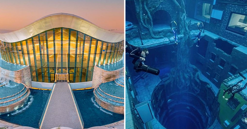 В Дубае открылся самый глубокий бассейн в мире