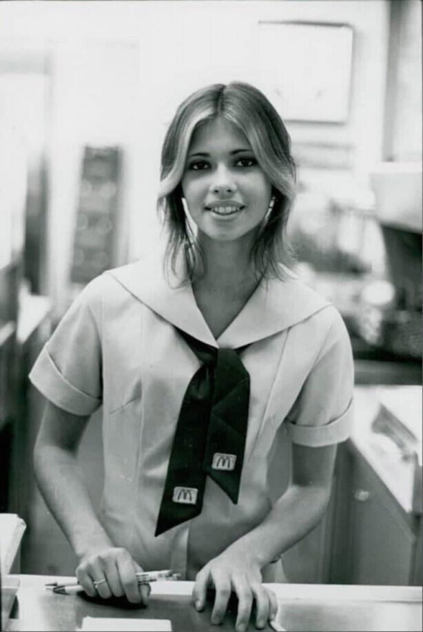 Работница Макдональдса. США, 1972 г.