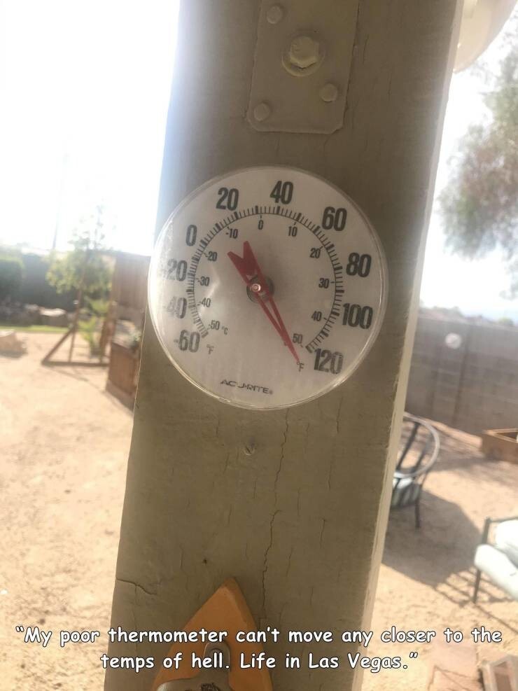 Термометр в Лас-Вегасе решил, что попал в ад