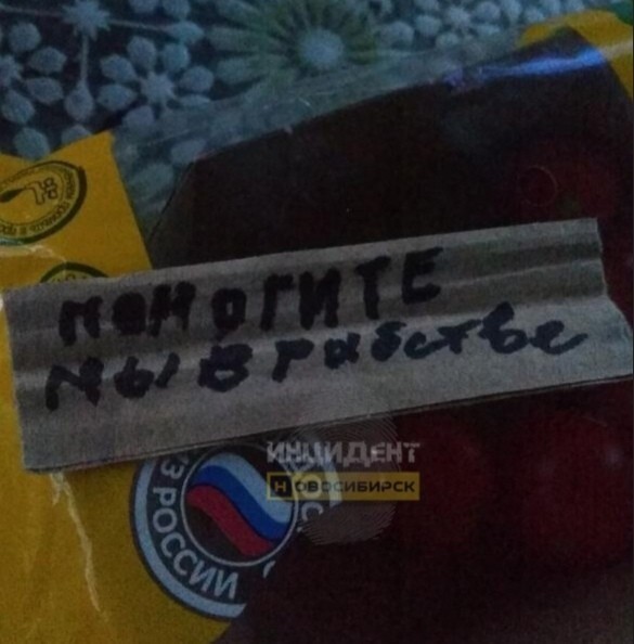 «Мы в рабстве»: сибирячка в коробке из-под помидоров нашла послание с просьбой о помощи