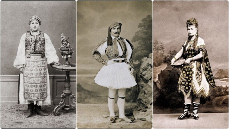 30 национальных костюмов из XIX века