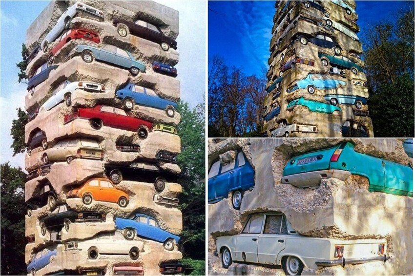 Самые зрелищные скульптуры из автомобилей