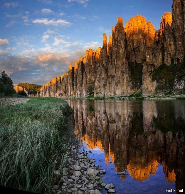 Золотые скалы реки Синей, Якутия