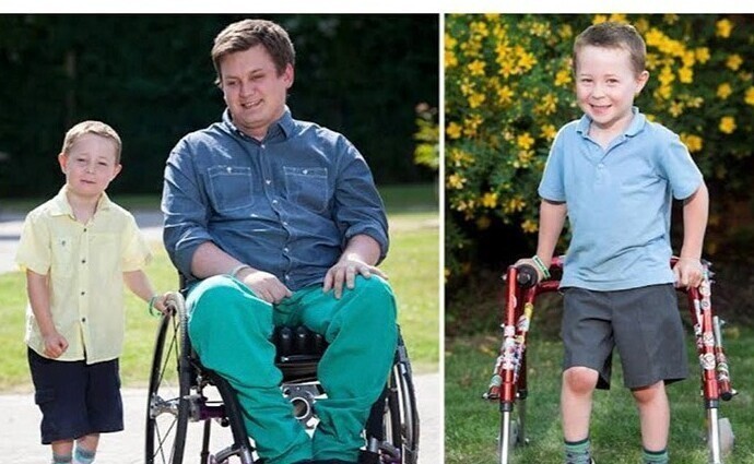 Дэна Блэка парализовало в результате аварии. За 4 года он собрал 22 000 фунтов (2,2 миллиона рублей) на новаторскую операцию, которая помогла бы ему вновь ходить, - и отдал эти деньги на операцию мальчику, у которого было больше шансов пойти