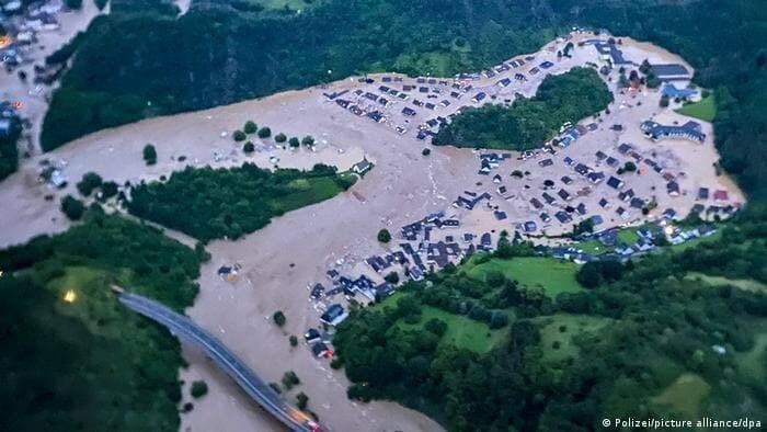 В Германии считают прошедшее наводнение катастрофой невиданного доселе масштаба