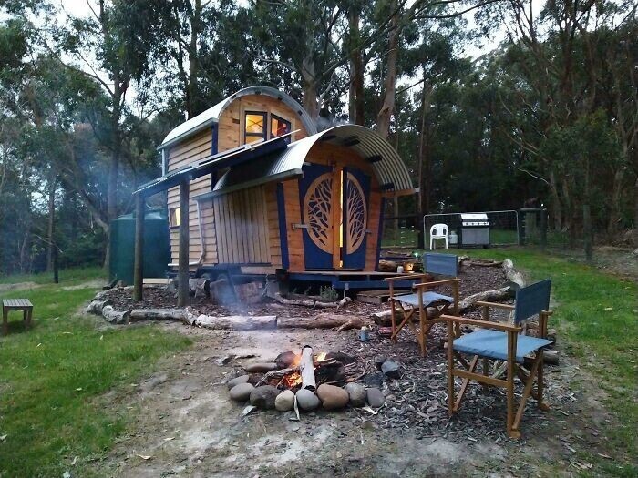 19. "Сняли с женой домик на выходные на Airbnb. Виктория, Австралия. Он такой симпатичный!"