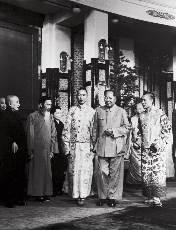 Мао Цзедун и Далай Лама, Пекин, 1954 год