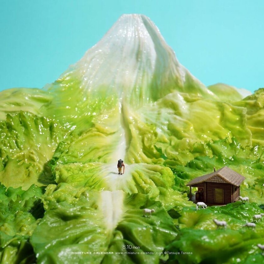 Трогательные миниатюрные диорамы от японского художника