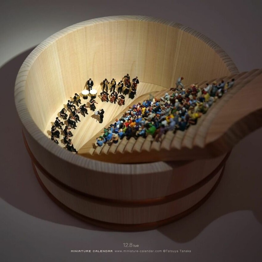 Трогательные миниатюрные диорамы от японского художника