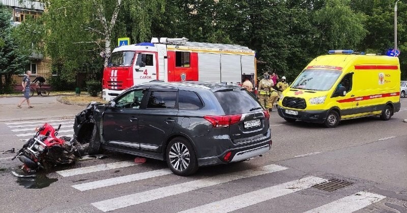 Авария дня. Молодой мотоциклист разбился в Нижегородской области