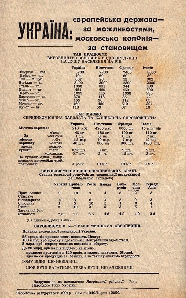 По сути своей, СССР - это было чисто паразитарное образование на теле России, постепенно пожиравшее её изнутри.